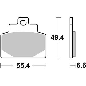 Bremsbeläge BREMBO 07108XS