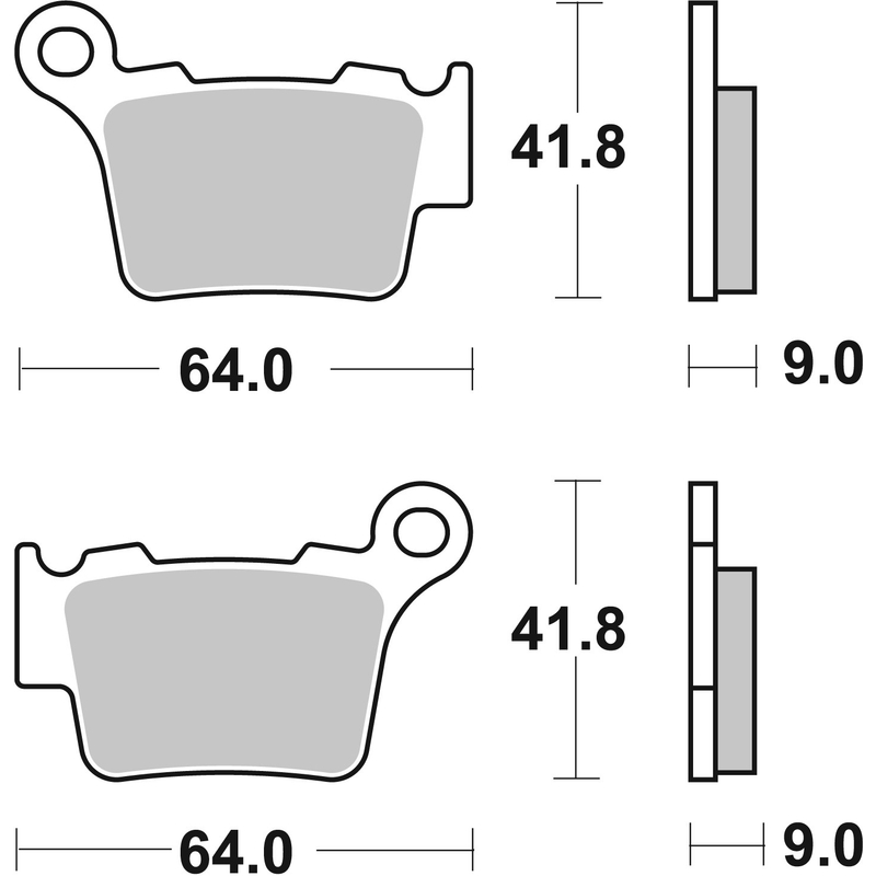Bremsbeläge BREMBO