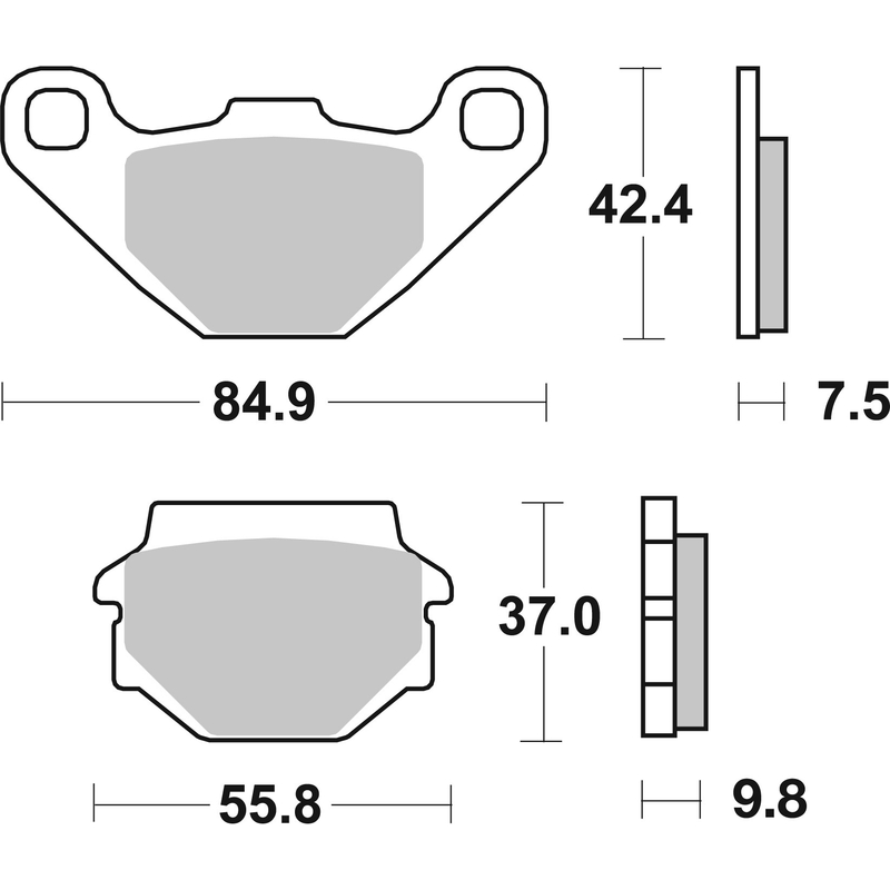 Bremsbeläge BREMBO