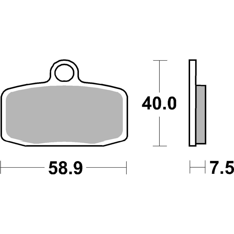 Bremsbeläge BREMBO