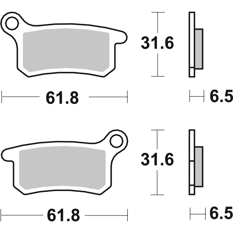 Bremsbeläge BREMBO