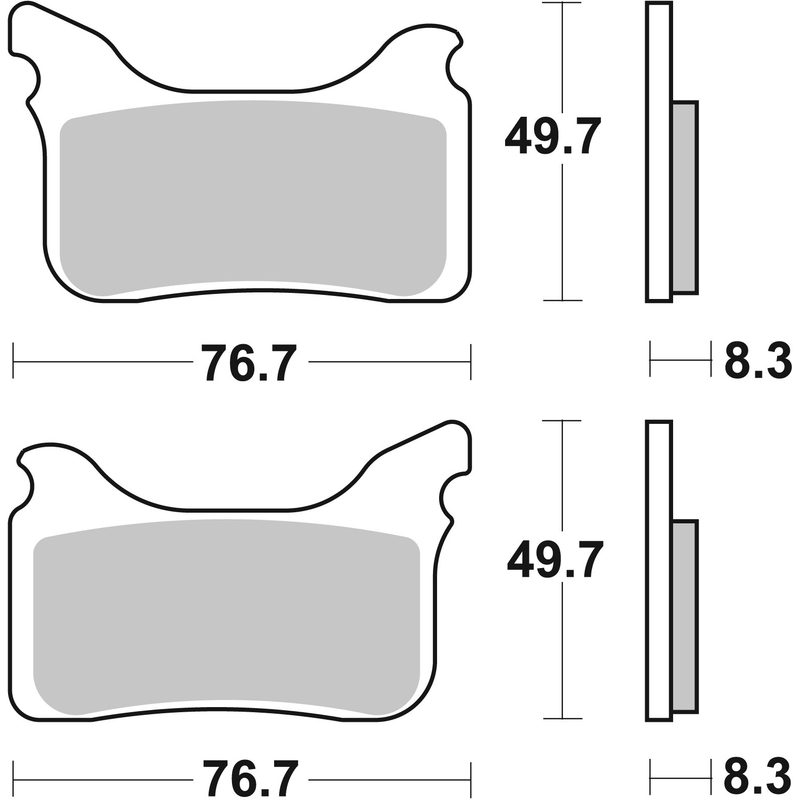 Bremsbeläge BREMBO
