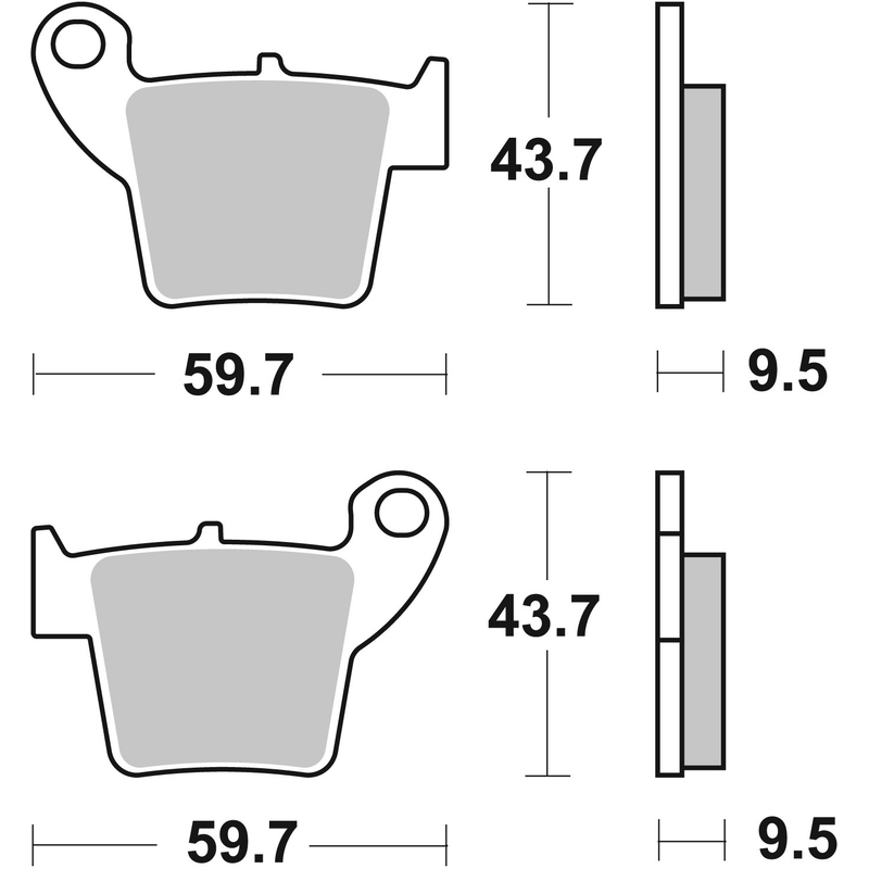 Bremsbeläge BREMBO