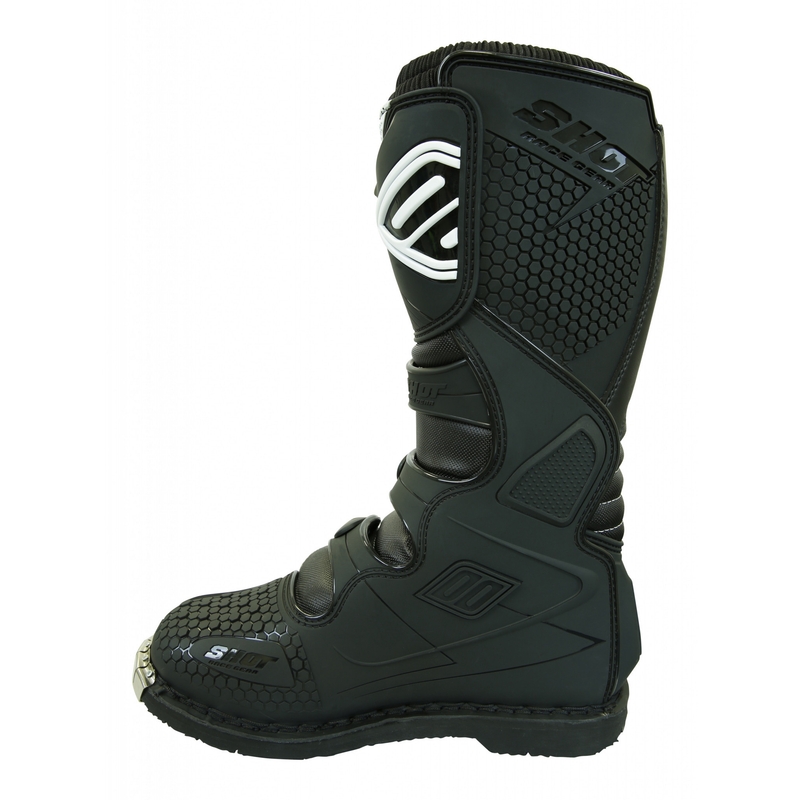 Shot X10 Schwarz Motorradstiefel Ausverkauf