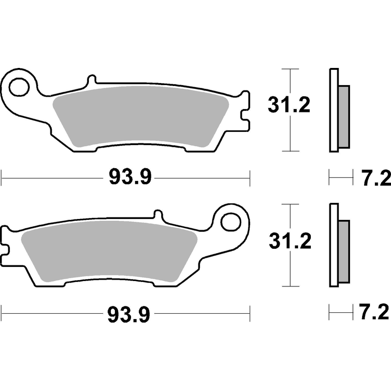 Bremsbeläge BREMBO