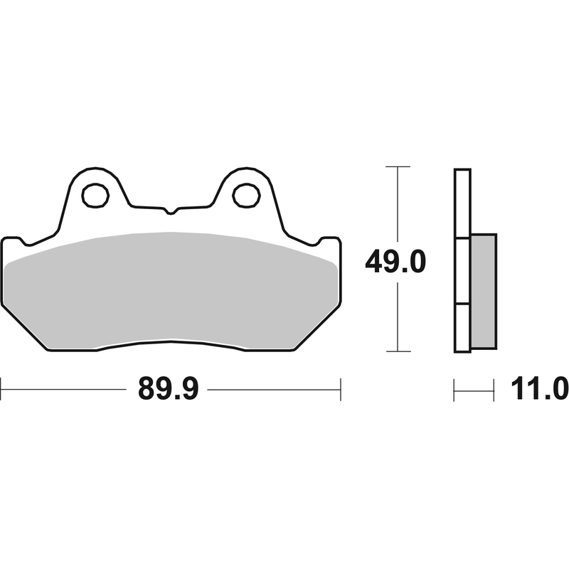 Bremsbeläge BREMBO
