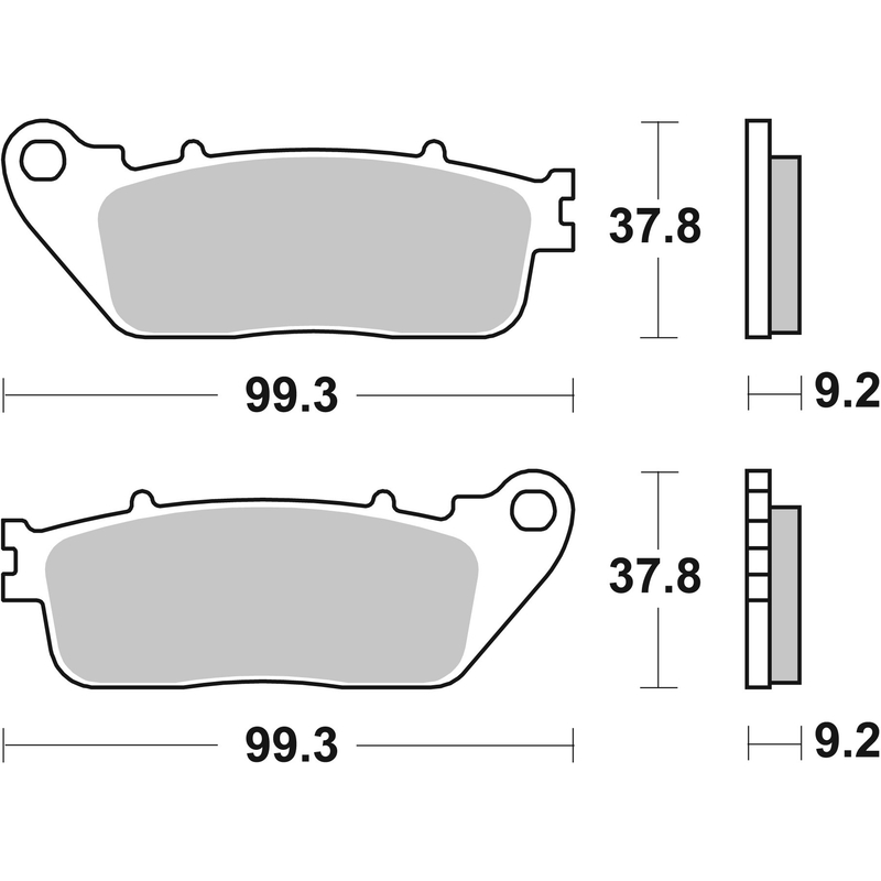Bremsbeläge BREMBO