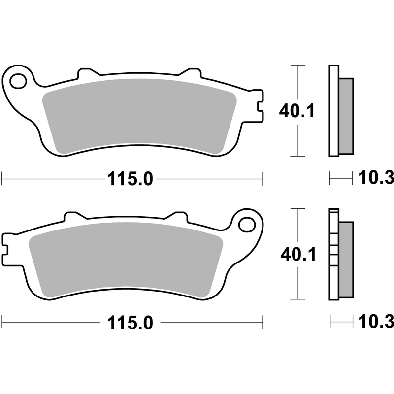 Bremsbeläge BREMBO