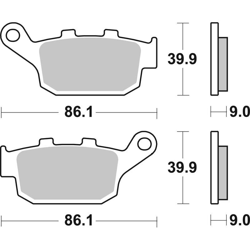 Bremsbeläge BREMBO