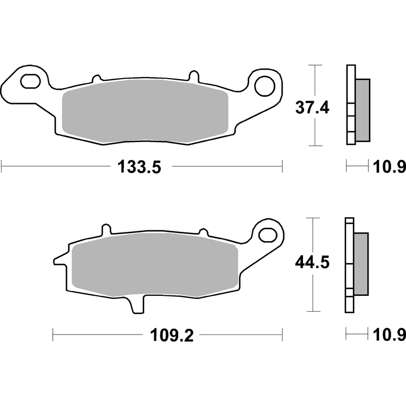 Bremsbeläge BREMBO