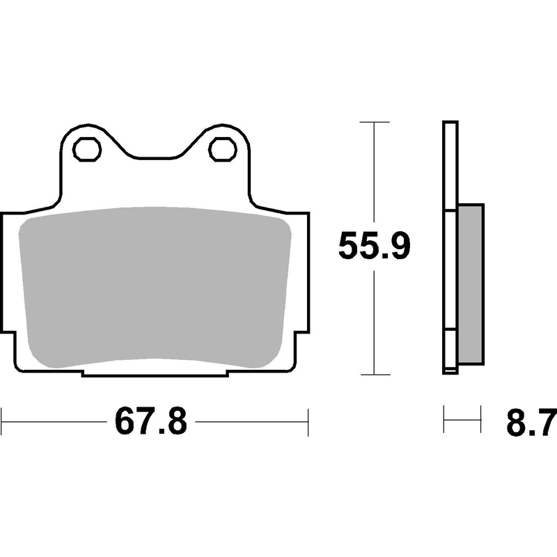 Bremsbeläge BREMBO