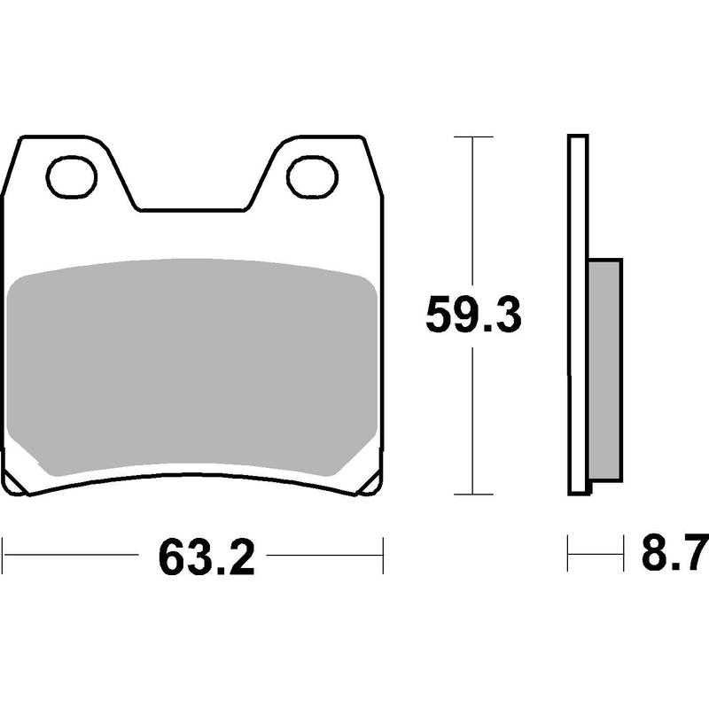 Bremsbeläge BREMBO