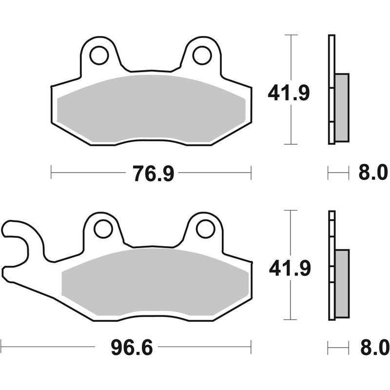 Bremsbeläge BREMBO