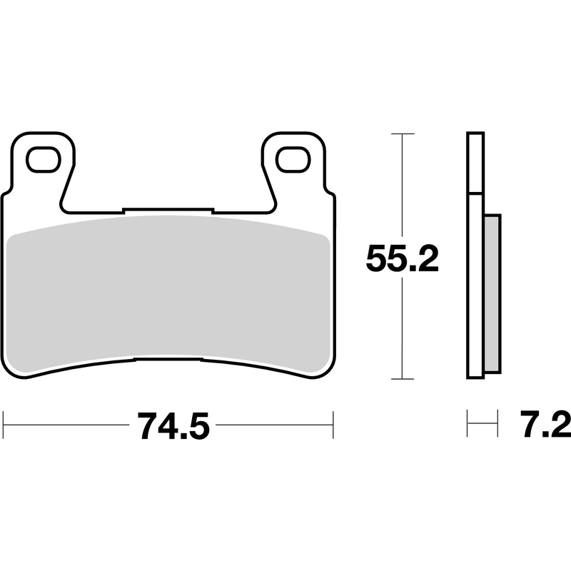 Bremsbeläge BREMBO