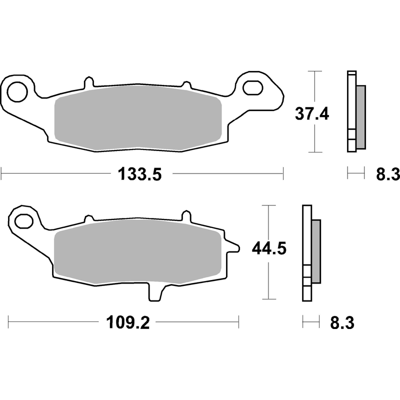 Bremsbeläge BREMBO