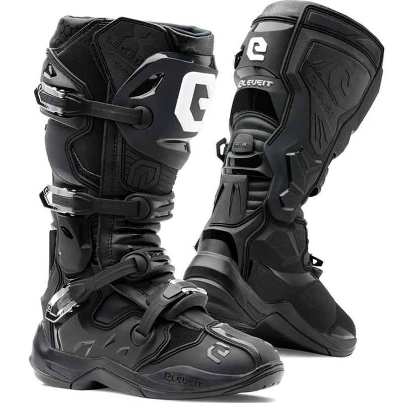 Eleveit X-Legend EVO Motocross-Stiefel schwarz-schwarz