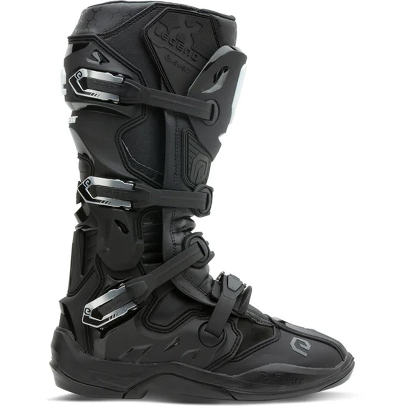 Eleveit X-Legend EVO Motocross-Stiefel schwarz-schwarz