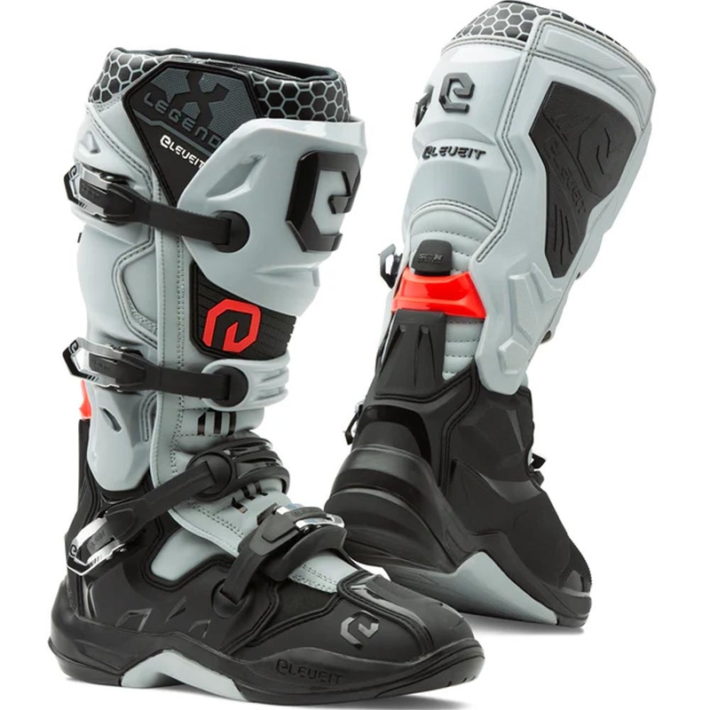 Eleveit X-Legend EVO Motocross-Stiefel schwarz-grau