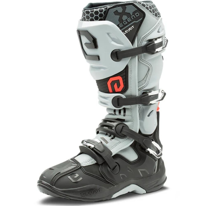 Eleveit X-Legend EVO Motocross-Stiefel schwarz-grau