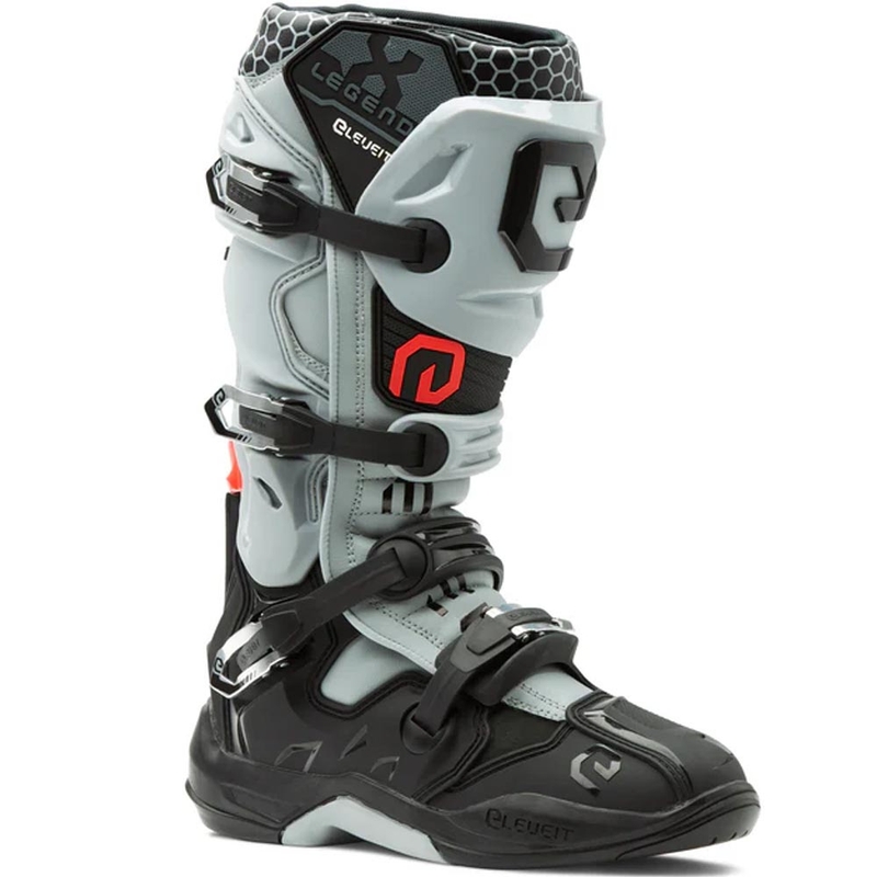 Eleveit X-Legend EVO Motocross-Stiefel schwarz-grau