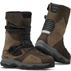 Eleveit X Land ADV Low E-Dry Motorradstiefel Braun