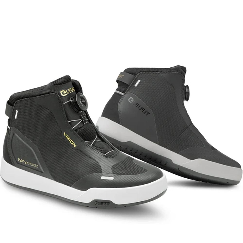 Eleveit Vision E-Dry Damen-Motorradstiefel schwarz
