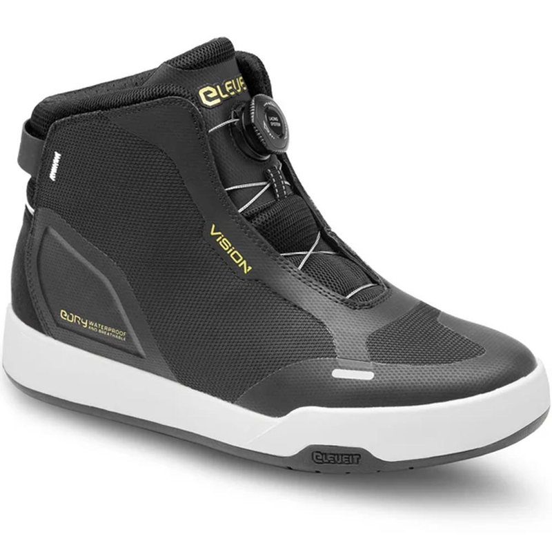 Eleveit Vision E-Dry Damen-Motorradstiefel schwarz