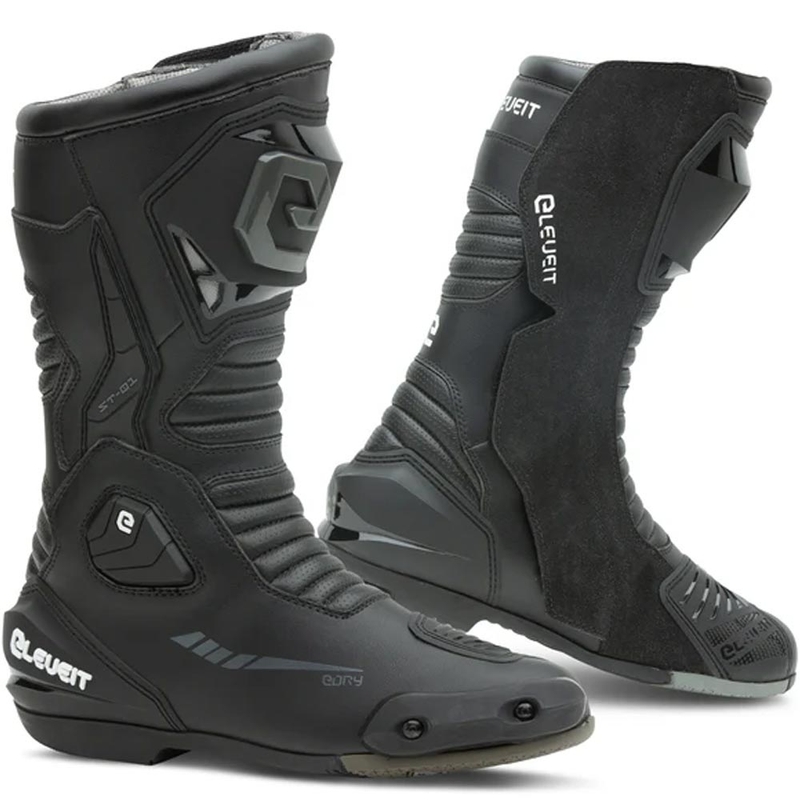 Eleveit ST-01 E-Dry Motorradstiefel schwarz