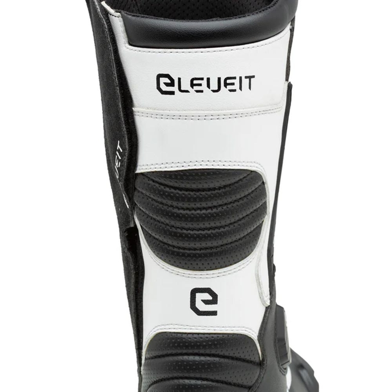 Eleveit ST-01 Motorradstiefel schwarz-weiß