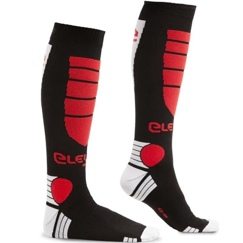 Elevuit Logo Kniestrümpfe Schwarz