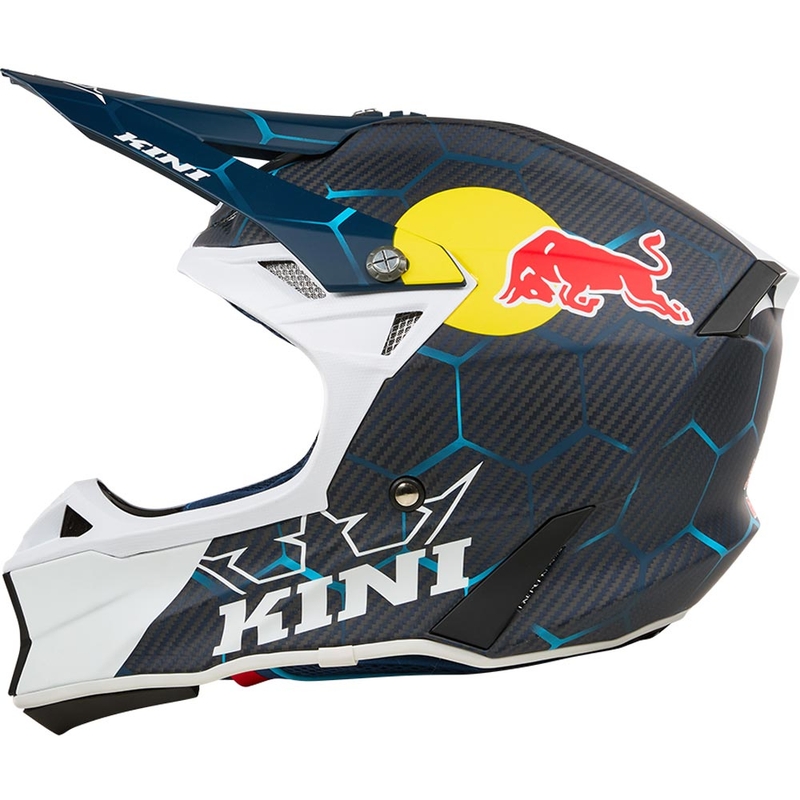 KINI Red Bull MXC2 2.0 Motocross-Helm blau-weiß