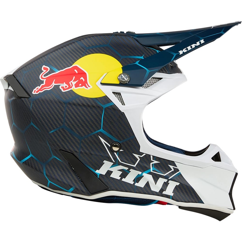 KINI Red Bull MXC2 2.0 Motocross-Helm blau-weiß