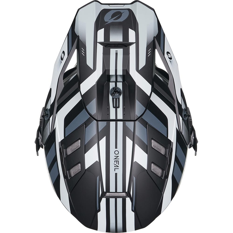 Motocross-Helm O'Neal EX-SRS Dust schwarz-grau