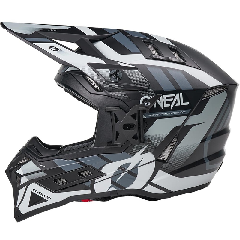 Motocross-Helm O'Neal EX-SRS Dust schwarz-grau