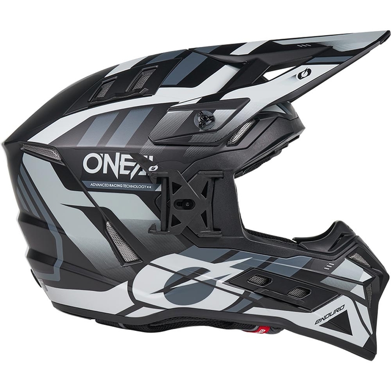 Motocross-Helm O'Neal EX-SRS Dust schwarz-grau