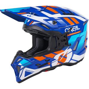 Motocross-Helm O´Neal EX-SRS Dust blau-orange