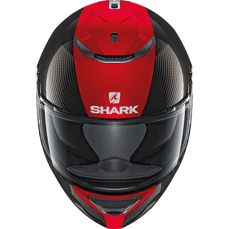 Integralhelm SHARK SPARTAN CARBON Skin schwarz-rot