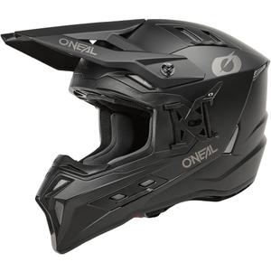 Motocross-Helm O'Neal EX-SRS, Schwarz