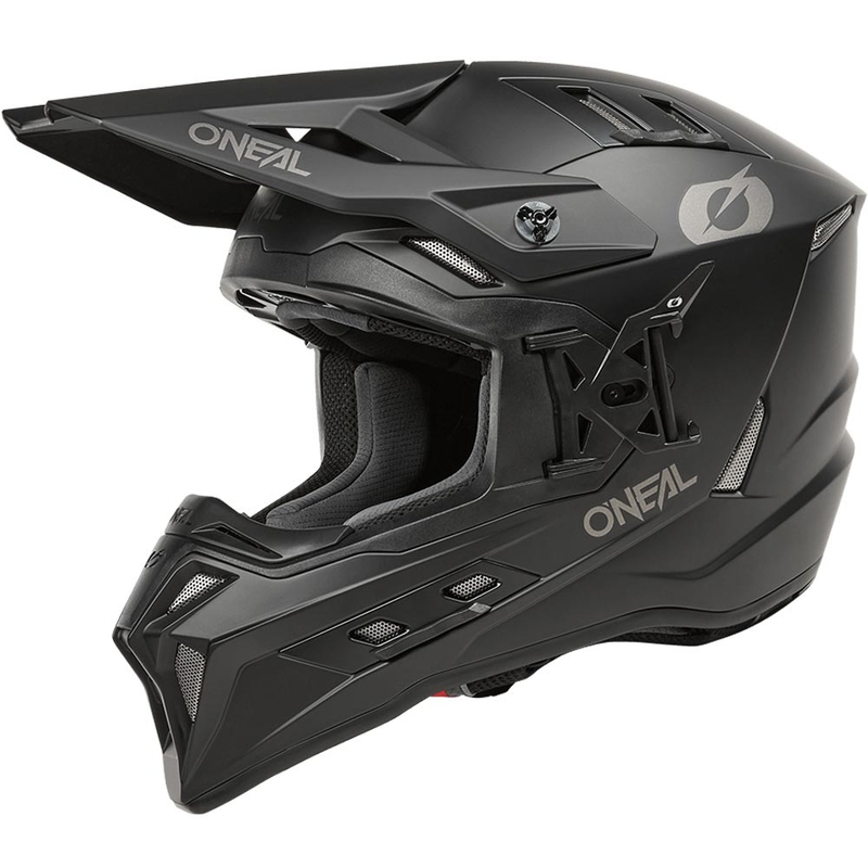 Motocross-Helm O'Neal EX-SRS, Schwarz