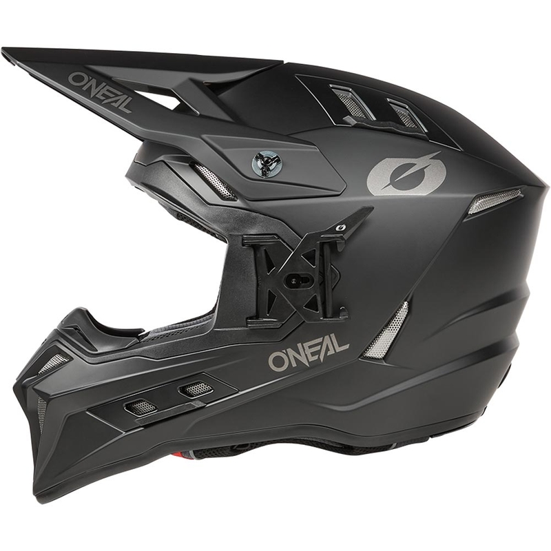 Motocross-Helm O'Neal EX-SRS, Schwarz