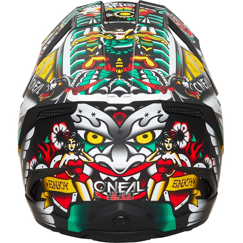 O'Neal 3SRS Inked mehrfarbiger Kinder-Motocrosshelm
