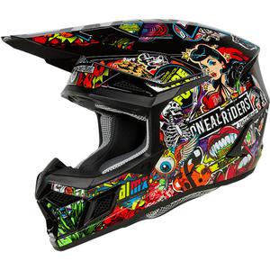 O'Neal 3SRS Crank Motocross-Helm, mehrfarbig