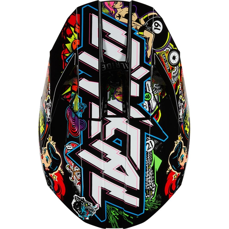 O'Neal 3SRS Crank Motocross-Helm, mehrfarbig