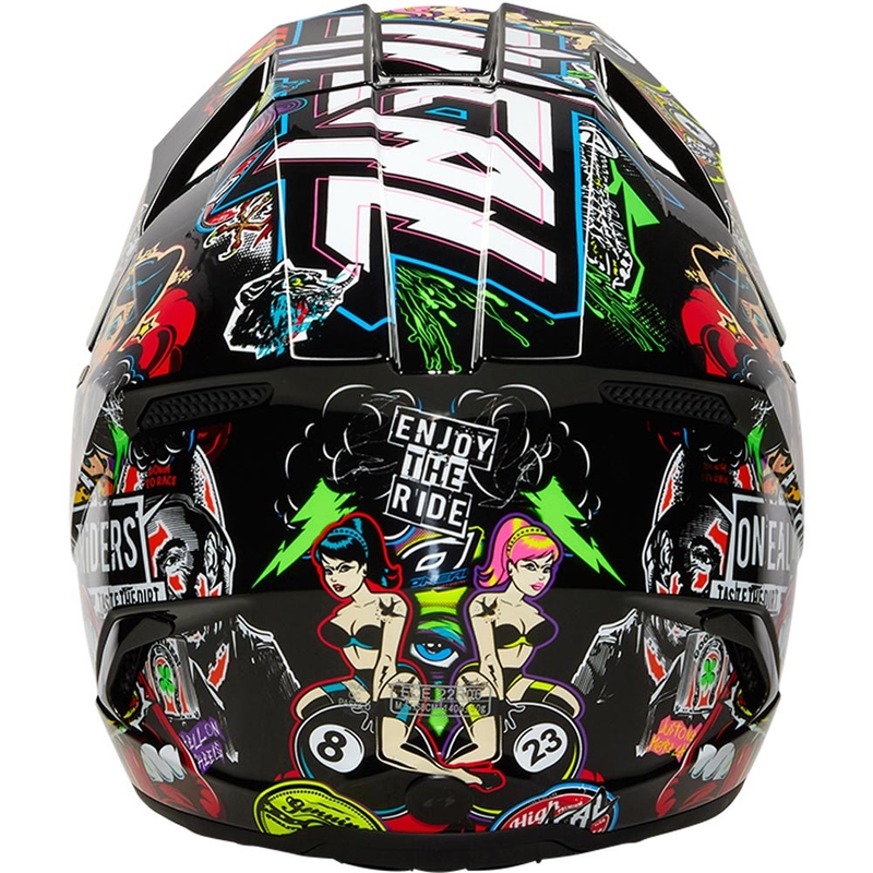 O'Neal 3SRS Crank Motocross-Helm, mehrfarbig