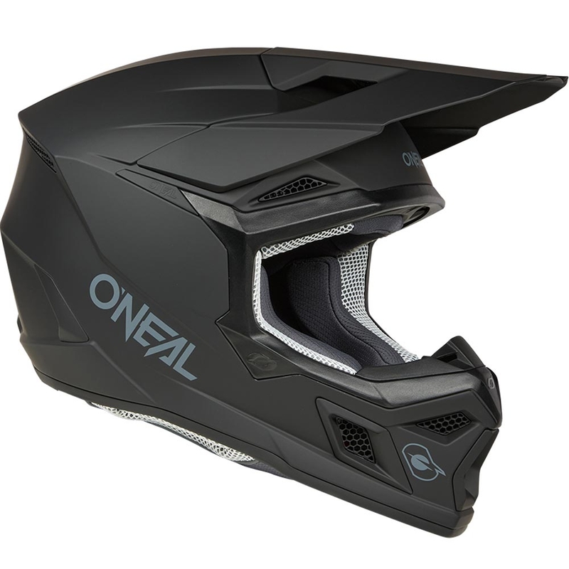 Motocross-Helm O´Neal 3SRS Solid matt schwarz