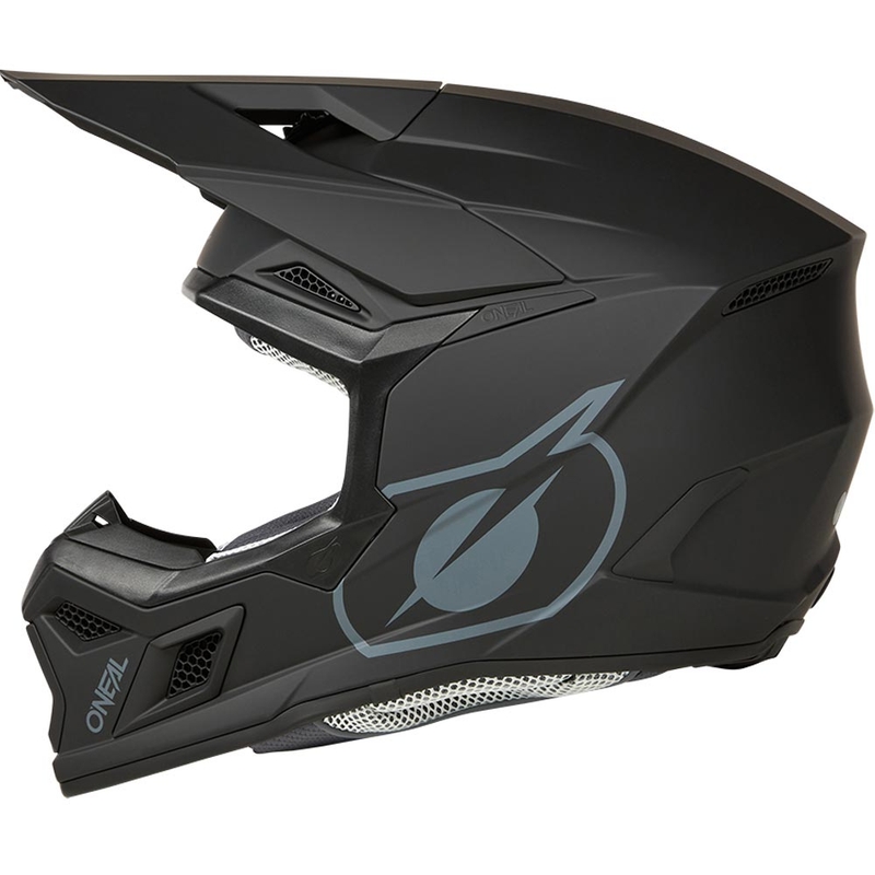 Motocross-Helm O´Neal 3SRS Solid matt schwarz