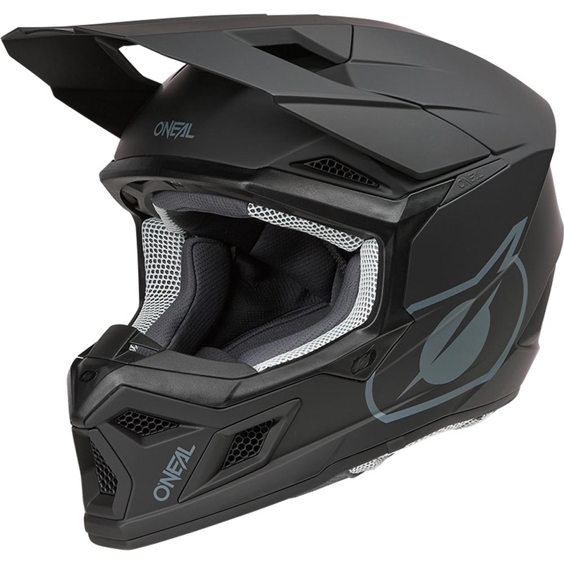 Motocross-Helm O´Neal 3SRS Solid matt schwarz