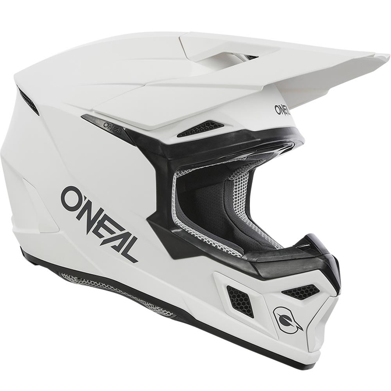 Motocross-Helm O´Neal 3SRS Solid mattweiß