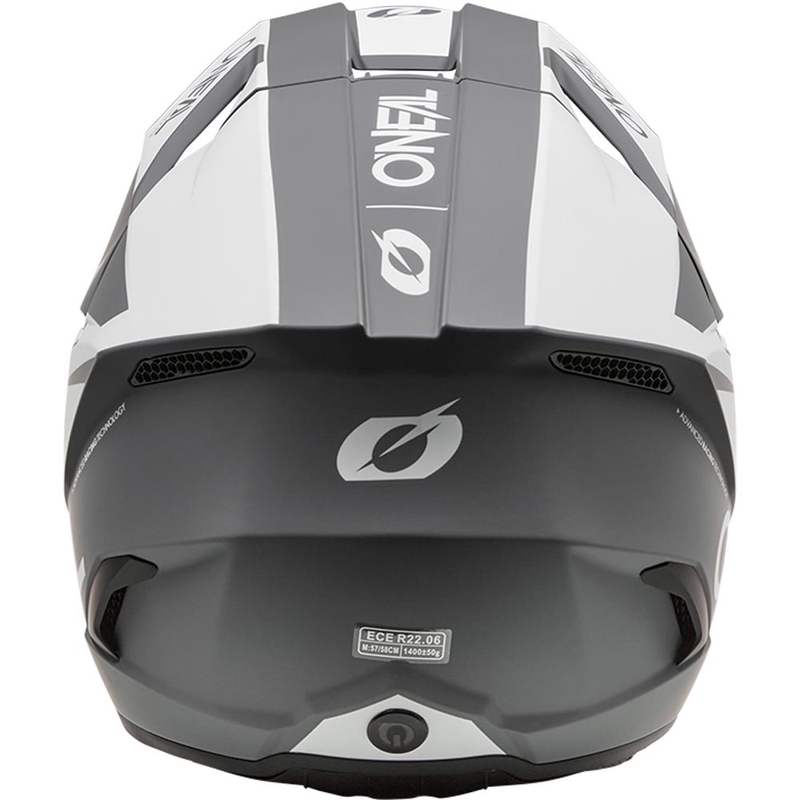 Motocross-Helm O´Neal 3SRS Solid matt weiß-grau