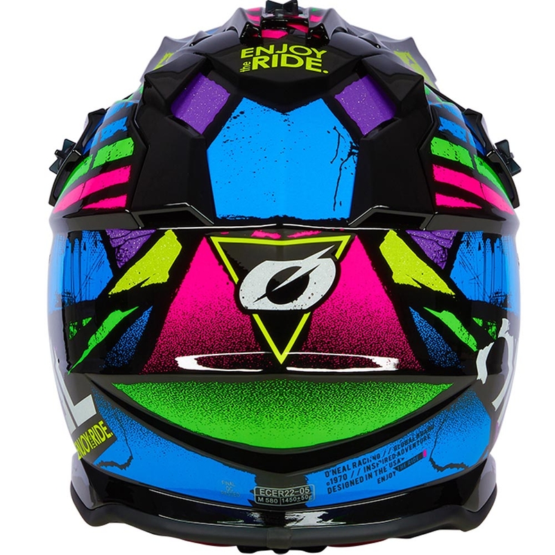 O'Neal 2SRS Glitch Motocross-Helm, mehrfarbig
